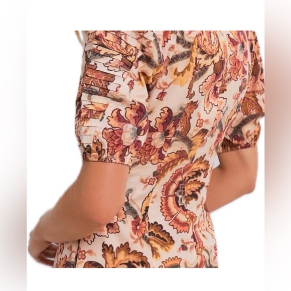 Love The Label Lainy Mini Dress in Fiona Floral Size pouf sleeve Medium - Picture 6 of 13